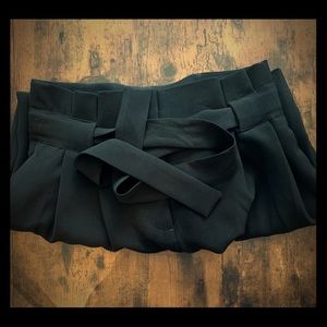 Black H&M Wide-leg Pants